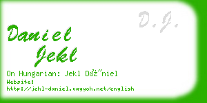 daniel jekl business card